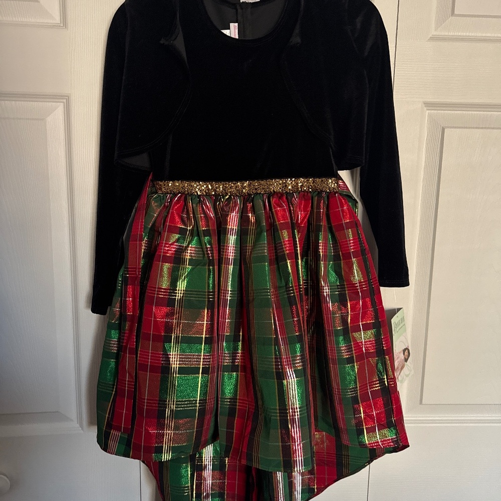 NWT Bonnie Jean Christmas dress
